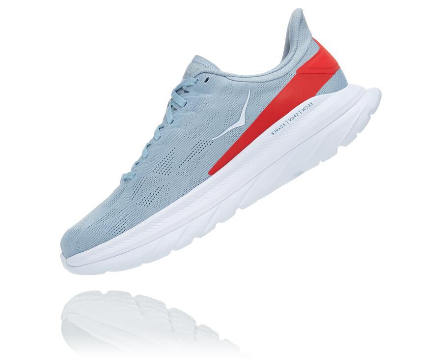 Hoka One One Koşu Ayakkabısı Erkek Mavi/Beyaz - Mach 4 - HU0851647